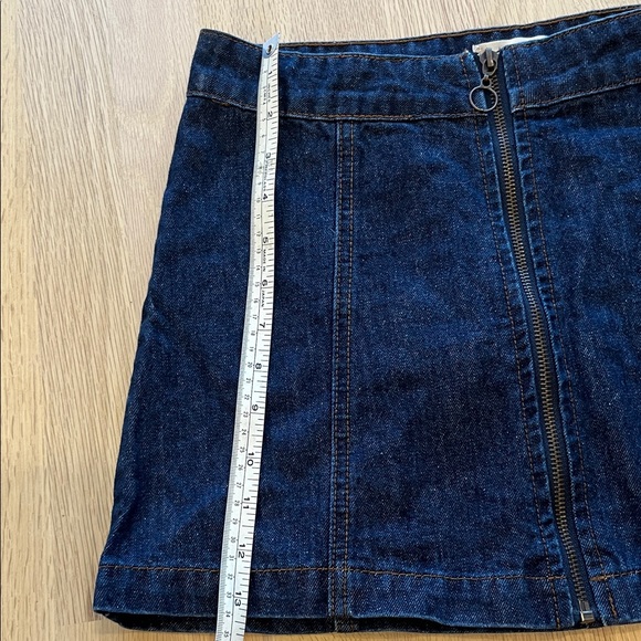 Altar'd State Indigo Denim Mini Skirt - Picture 3 of 3